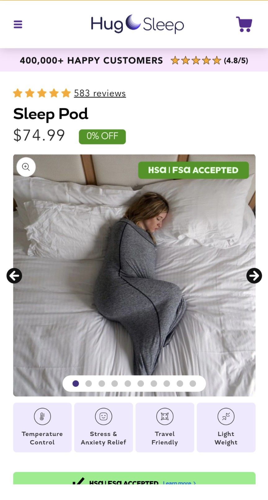 Anxiety Reducing Sleeping Pod
