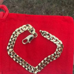 14k Gold Plated Cuban Bracelet 