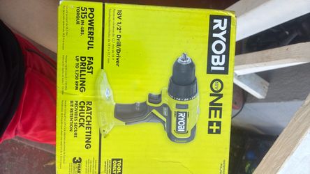 RYOBI ONE+ 18V 1/2-inch Drill/Driver.