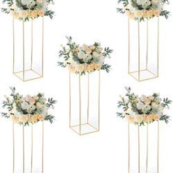 5 Gold Centerpieces