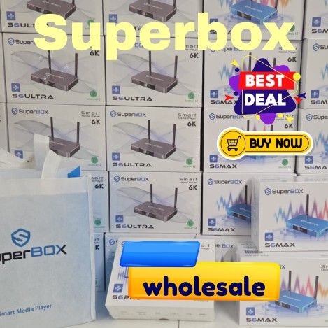 Smart Tv Box S6 Media Player Android 12 Super box S6 Max TV Box