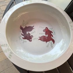 Ceramic goldfish turtle tank basin
