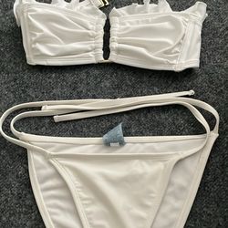 white bikini