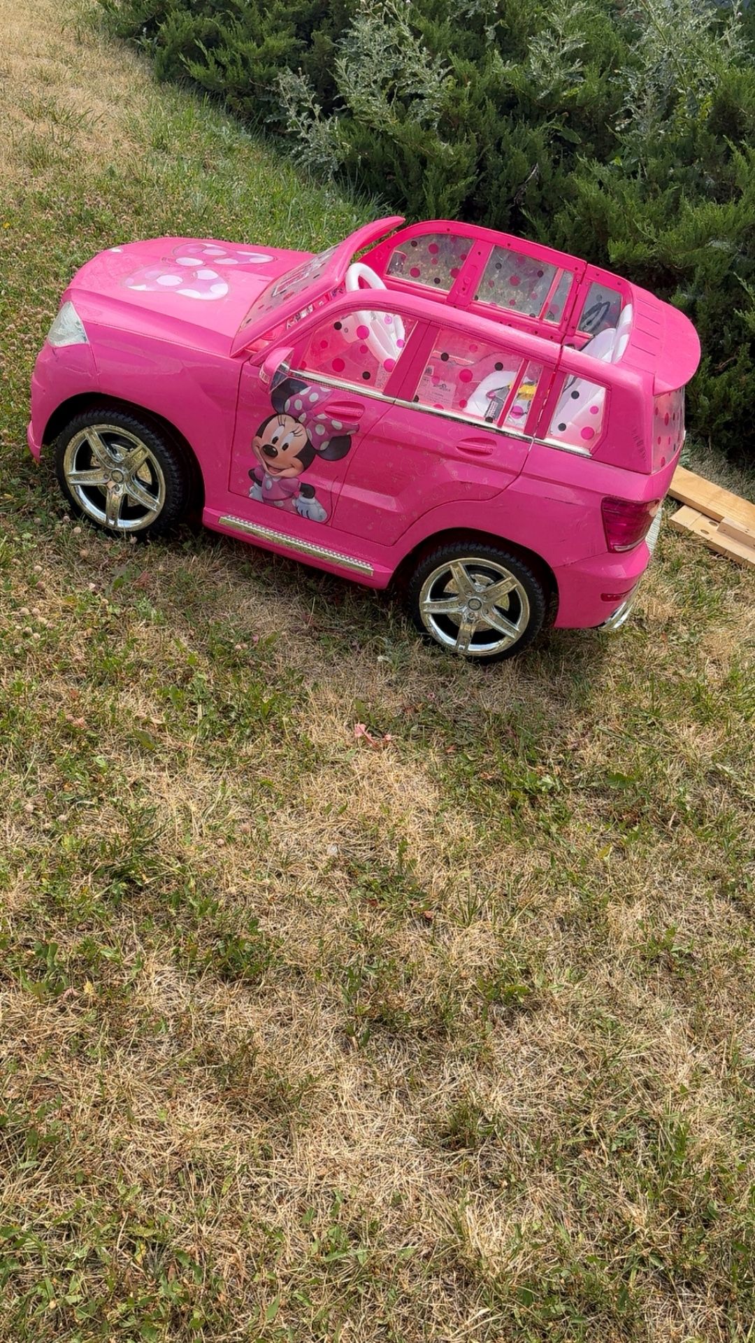 Motorized Minnie Car