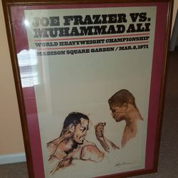 Collectors Item....Ali..Frazier Fight..3-8-1971