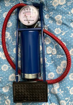 Foot Air Pump with Pressure Gauge
