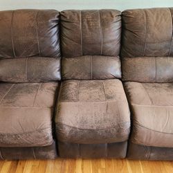 Abbyson Living Recliner Sofa