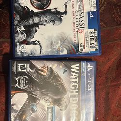 Ac and watch dogs games ps4