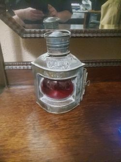 Vintage Brass  Port Ship Lantern