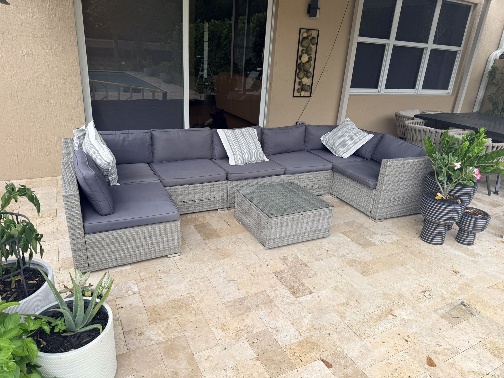 8 Pieces Patio Furniture