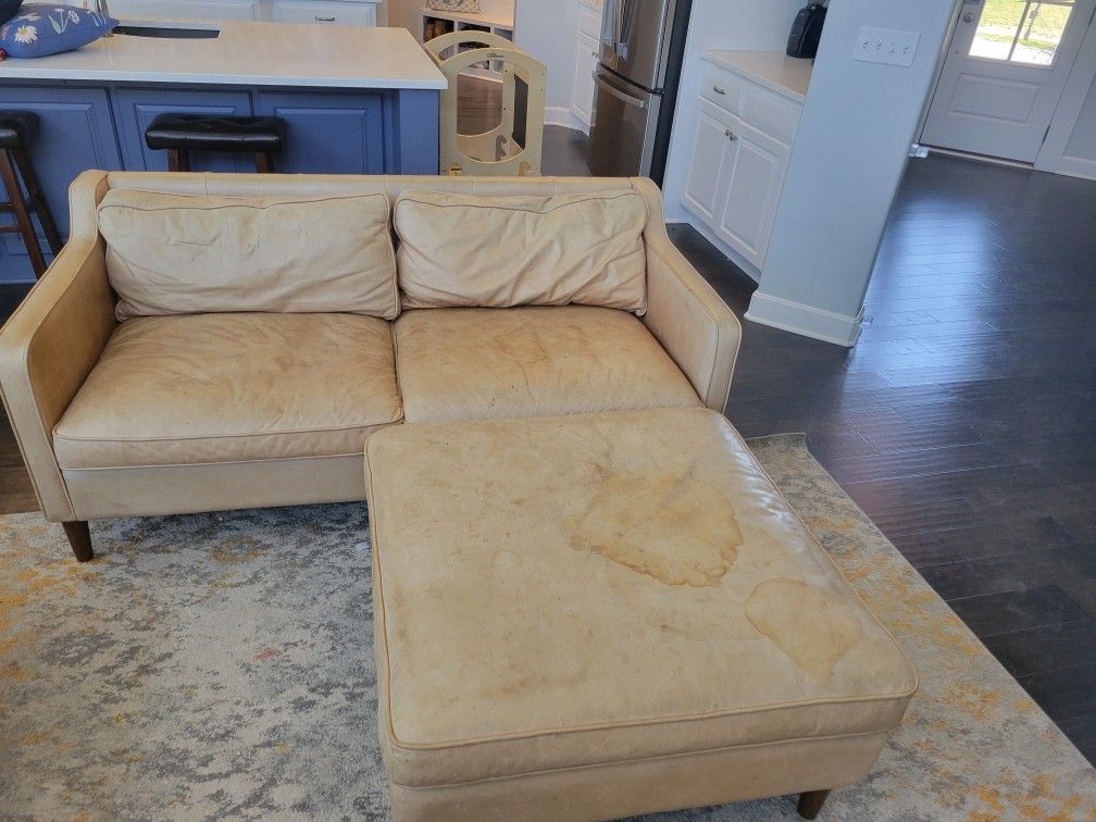 West Elm Couch & Ottoman