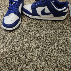 Blue Dunks size 9