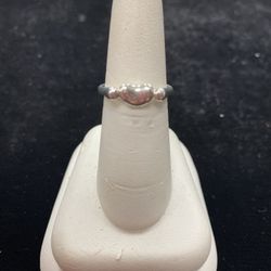Tiffany & Co. "Elsa Peretti Heart" Unisex Fashion Ring .925 Silver Jewelry