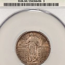 1917 Standing Liberty Quarter Type1 