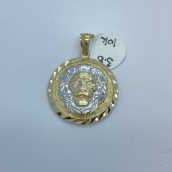 New Gold Lion Pendant