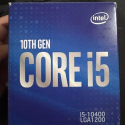 intel Core i5-10400 CPU Processor 6 Cores - 12 Threads - LGA1200 + Stock Cooler