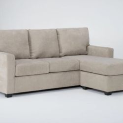 Sleeper sofa bed with reversible chaise