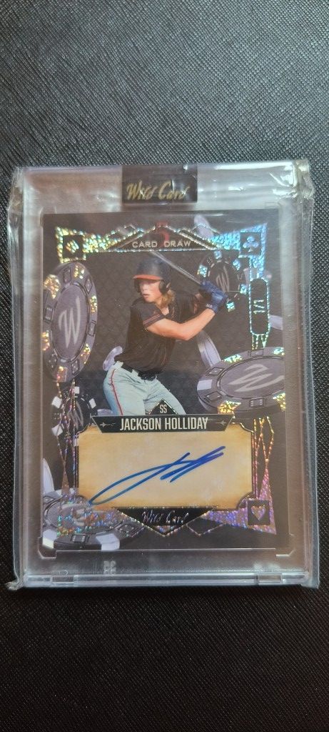 Jackson Holliday 1/1 Wild Card Auto Black Color Match