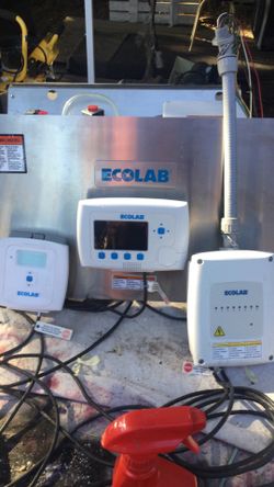 Ecolab Washing Solid central Laundry System.