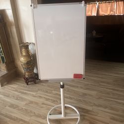 Standing White Board On Wheels 36x24 