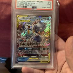 Blastoise & Piplup GX PSA9