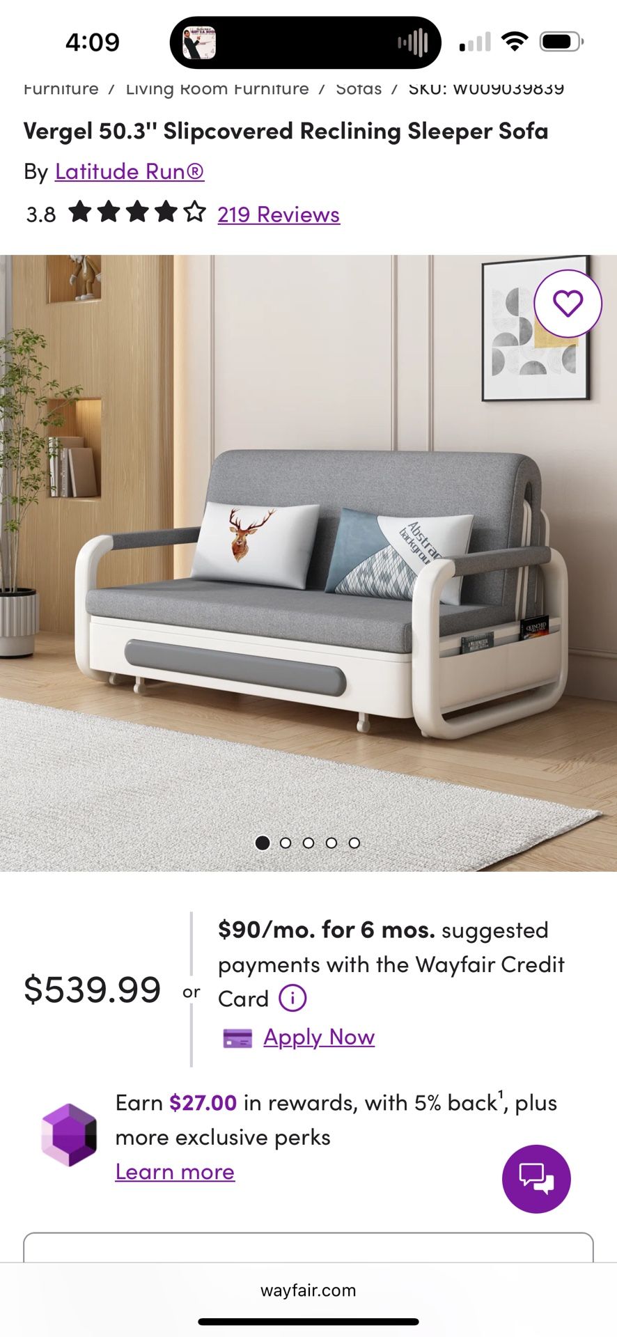 Sleeper Sofa From Way fair