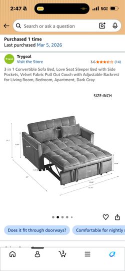Couch bed