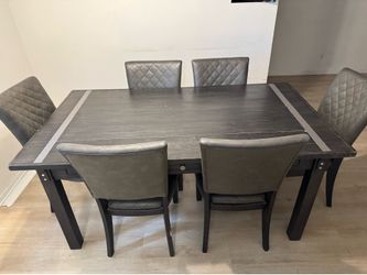 Dining Room Table With Six Chairs