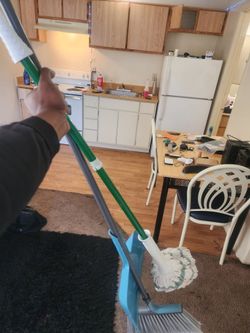 Broom and mop