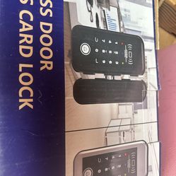 Glass door smart lock new in box