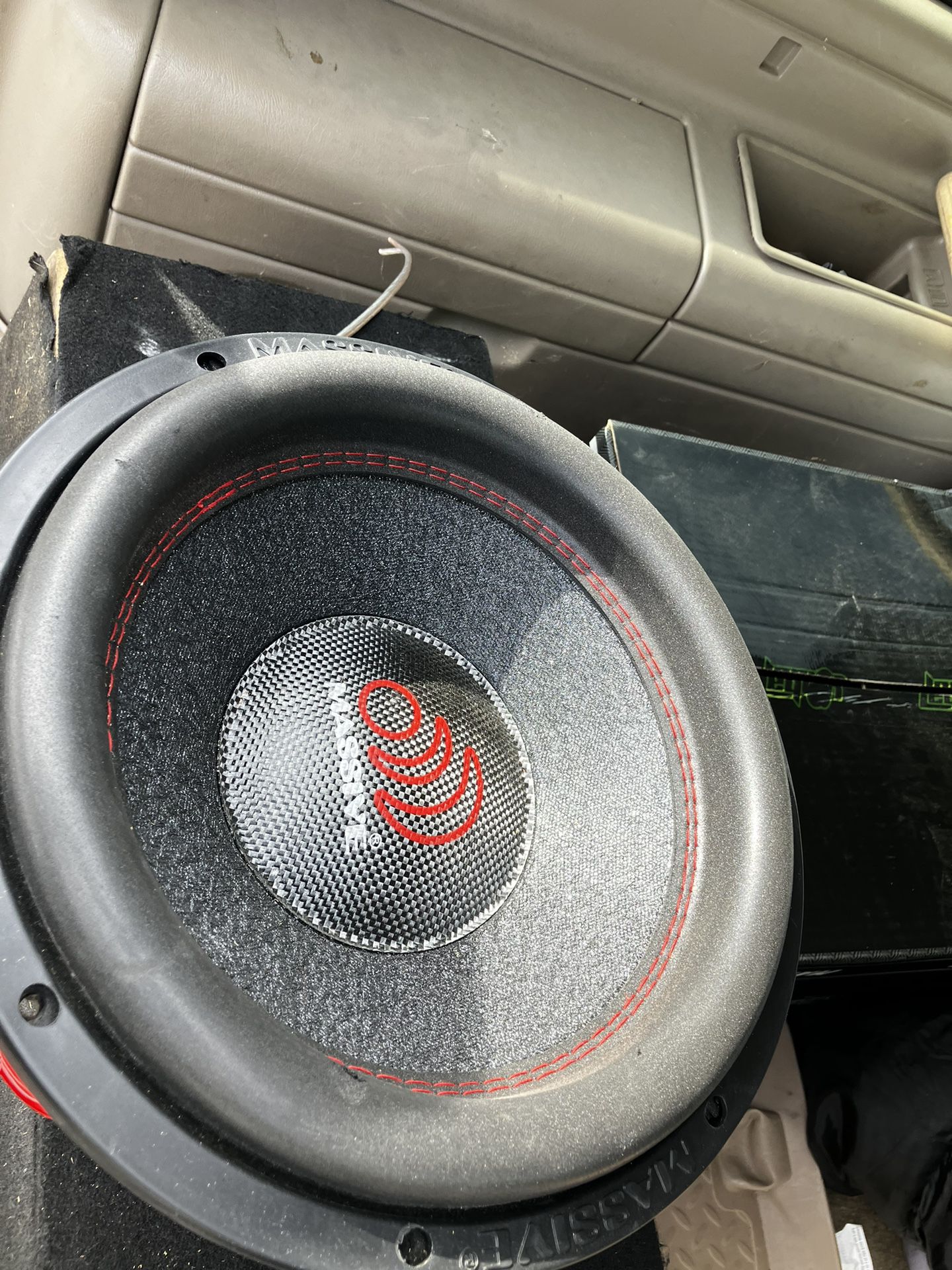 Massive Audio Kilo X 12 inch Subwoofer 12" Sub 