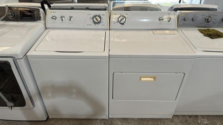 Whirlpool Washer and Dryer Electric Sets White Automatic
