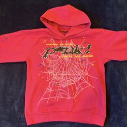 Pink SP5der Hoodie