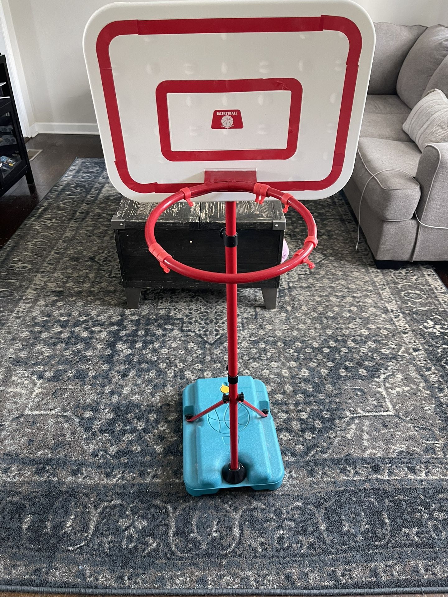 Indoor Adjustable Kids Basketball Hoop