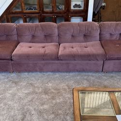 Large Sofa Sectional W Fold Away Bed