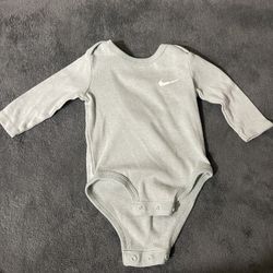 Nike Long Sleeve Baby Onesie 