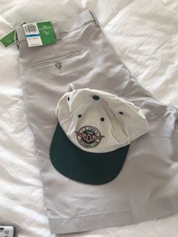 NWT New Lot Mens Dockers Shorts Sz 36 with US Open 1998 Golf Cap