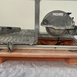 RIDGID 9-Amp 7 in. Blade Corded Wet Tile Saw