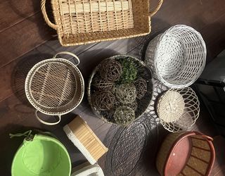 Assorted Decorative Baskets
