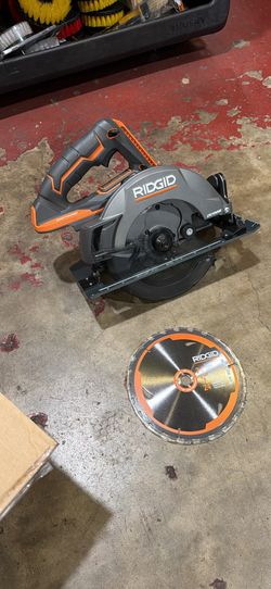 $130 Ridgid 18 volt Octane  cordless 7-1/4” Circular saw