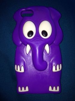 iPhone 5 silicone cover, used but in great condition! Reduced to $5 dollars