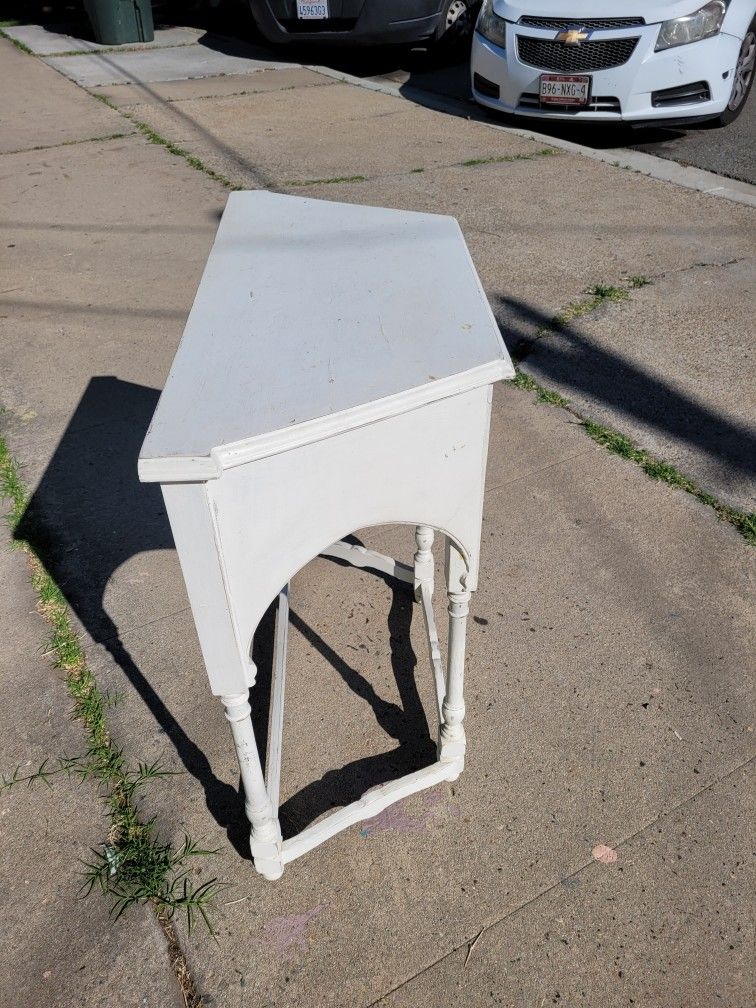 Entry Table Solid Wood Antique