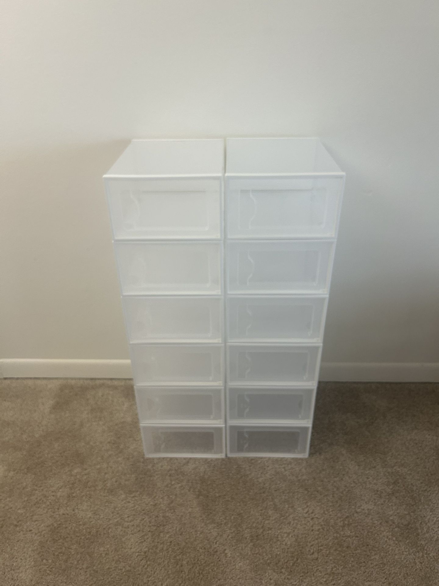 12pack X-Large Shoe Storage Box Fit Size 11