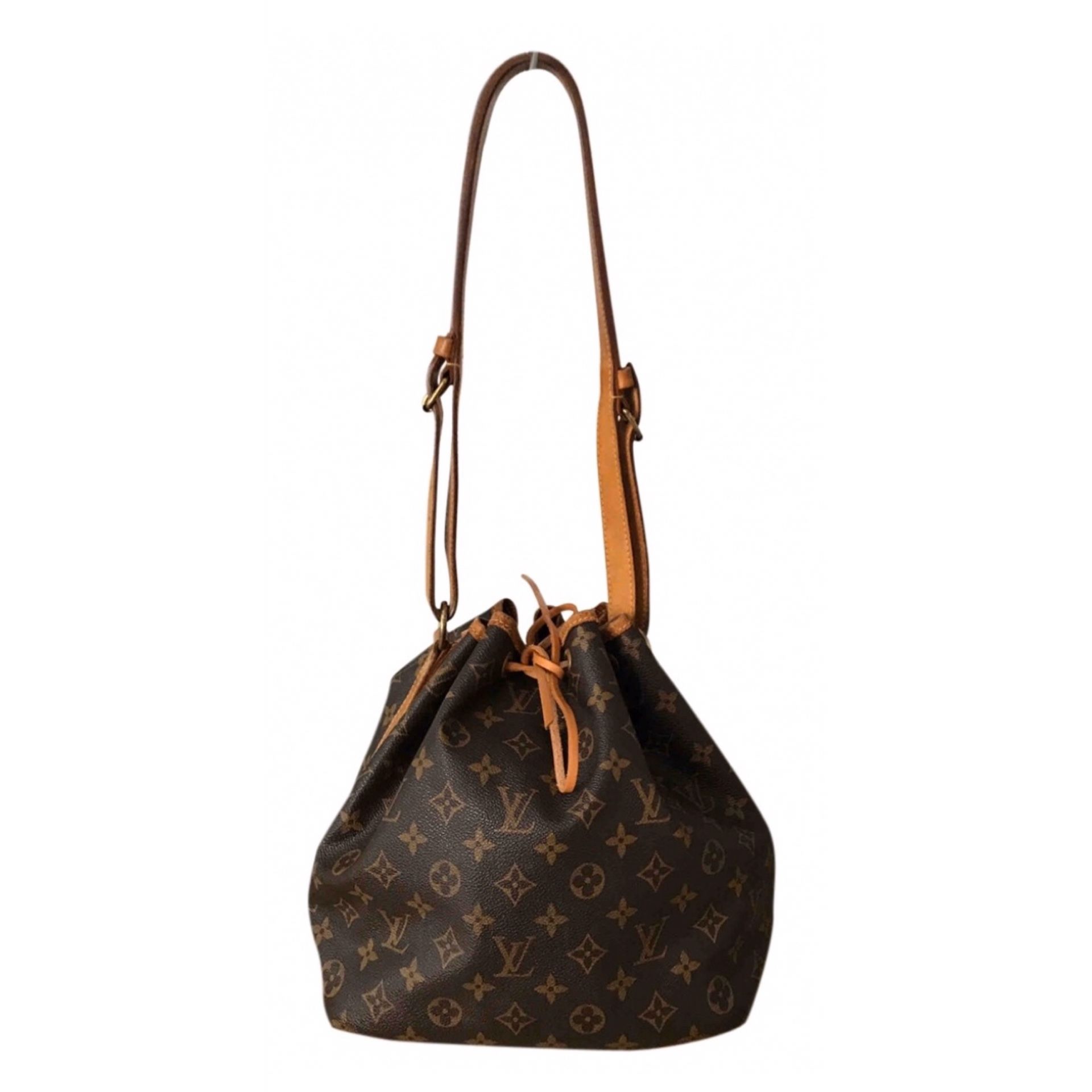 Authentic Louis Vuitton Monogram Petite Noe Drawstring Shoulder Bag