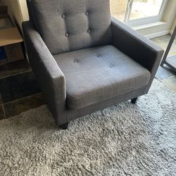 Gray Accent Chair