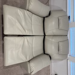 Leather Recline Sofa 