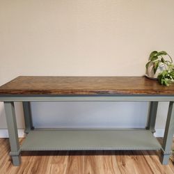 Solid Wood Entry Table