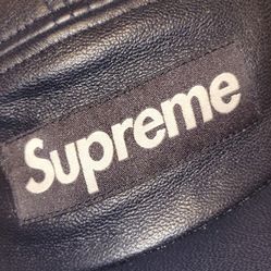 Supreme Leather Cap