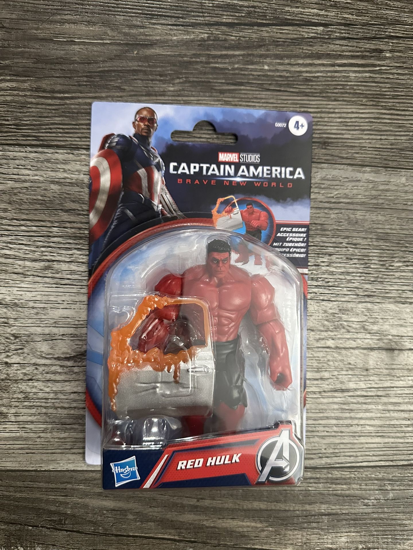 Marvel Studios Red Hulk Figure 4” Captain America Brave New World Avengers