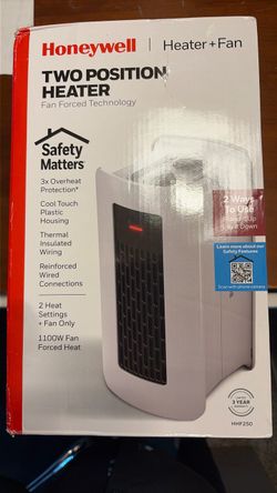 Honeywell heater and fan